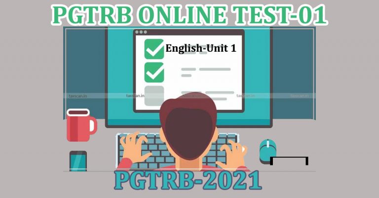 PGTRB ONLINE TEST- ENGLISH UNIT 1 [SET 1]