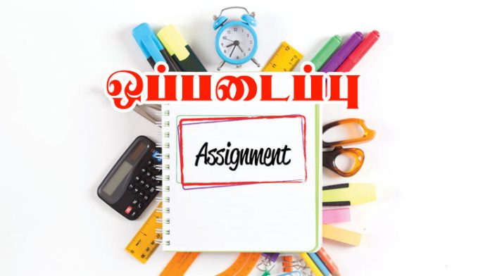 tamil assignment answer