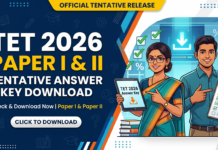 ஆசிரியர் தகுதித் தேர்வுக்கான (TET 2026) உத்தேச விடைகள் Tentative Answer Key | PAPER 1 & 2