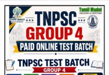TNPSC GROUP-04 PAID TEST BATCH (BASED ON NEW SYLLABUS) |Tamil Medium-2026